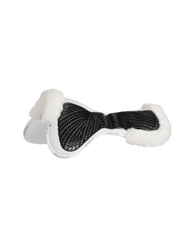CLOSE CONTACT GEL & MEMORY FOAM 1/2 PAD W/SHEEPSKIN