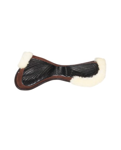 CLOSE CONTACT GEL & MEMORY FOAM 1/2 PAD W/SHEEPSKIN