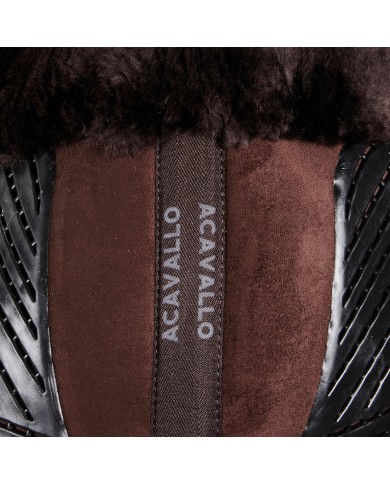 CLOSE CONTACT GEL & MEMORY FOAM 1/2 PAD W/SHEEPSKIN