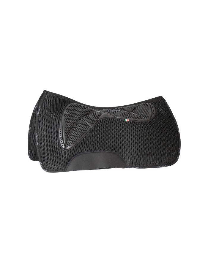3D SPACER & MEMORY FOAM & AC GRIP GEL WESTERN PAD ONE SIZE COLOR BLACK