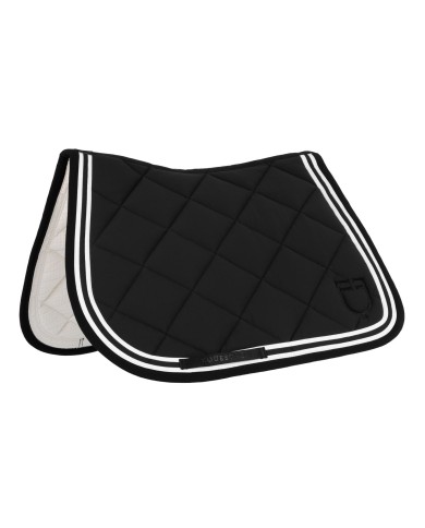 DOUBLE STRIPES QUILTING JUMPING SADDLE PAD