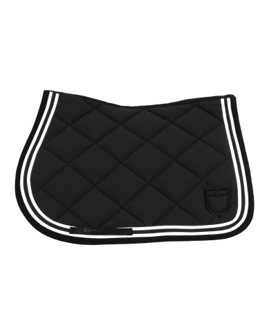 DOUBLE STRIPES QUILTING JUMPING SADDLE PAD
