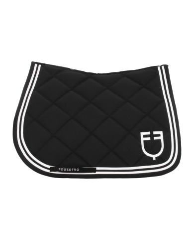 DOUBLE STRIPES QUILTING JUMPING SADDLE PAD