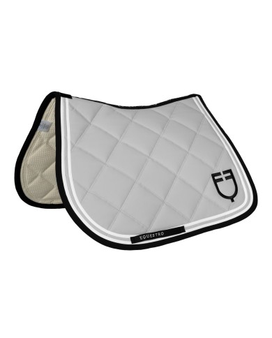 DOUBLE STRIPES QUILTING JUMPING SADDLE PAD