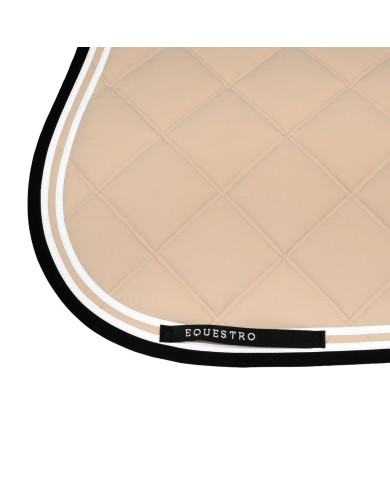 DOUBLE STRIPES QUILTING JUMPING SADDLE PAD