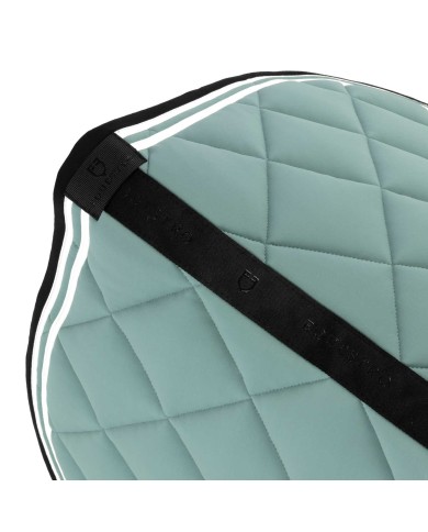DOUBLE STRIPES QUILTING JUMPING SADDLE PAD