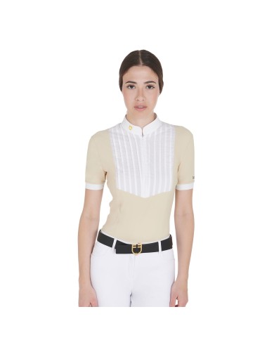 WOMAN POLO SHIRT SS ZIP