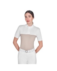 WOMAN POLO SHIRT SS BUTTONS 1/2 MESH