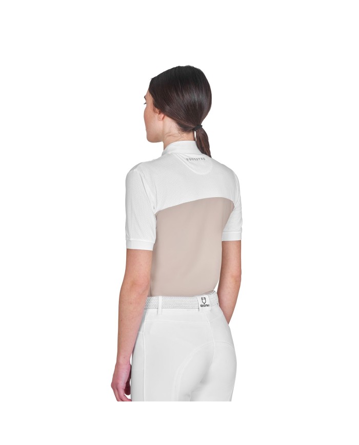 WOMAN POLO SHIRT SS BUTTONS 1/2 MESH