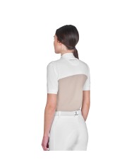 WOMAN POLO SHIRT SS BUTTONS 1/2 MESH