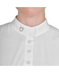 WOMAN POLO SHIRT SS BUTTONS 1/2 MESH