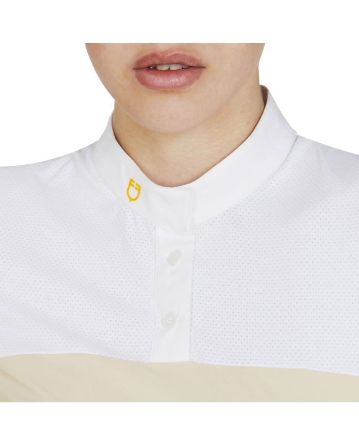 WOMAN POLO SHIRT SS BUTTONS 1/2 MESH