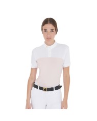 WOMAN POLO SHIRT SS BUTTONS 1/2 MESH