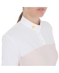 WOMAN POLO SHIRT SS BUTTONS 1/2 MESH