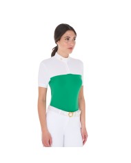 WOMAN POLO SHIRT SS BUTTONS 1/2 MESH