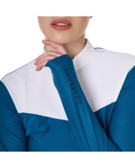 WOMAN COMPETITION LS ZIP SHIRT 1/2 MESH
