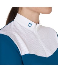 WOMAN COMPETITION LS ZIP SHIRT 1/2 MESH