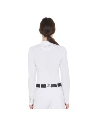 WOMAN COMPETITION LS ZIP SHIRT 1/2 MESH