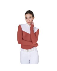 WOMAN COMPETITION LS ZIP SHIRT 1/2 MESH