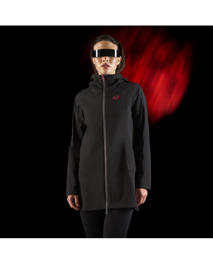 WOMEN S RIDERTECHNOLOGY TECHNICAL LONG RAINCOAT JACKET