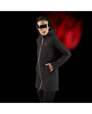 WOMEN S RIDERTECHNOLOGY TECHNICAL LONG RAINCOAT JACKET