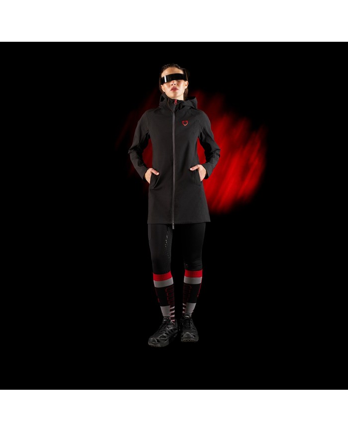 WOMEN S RIDERTECHNOLOGY TECHNICAL LONG RAINCOAT JACKET