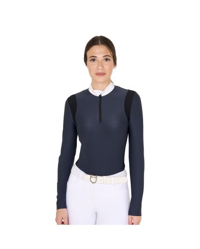 WOMAN JERSEY COMPETITION LS ZIP SHIRT