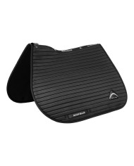 STRIPE SUEDE JUMPING SADDLE PAD