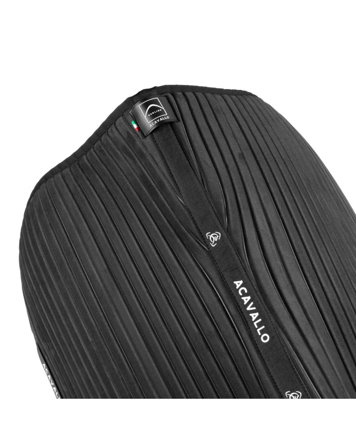 STRIPE SUEDE JUMPING SADDLE PAD