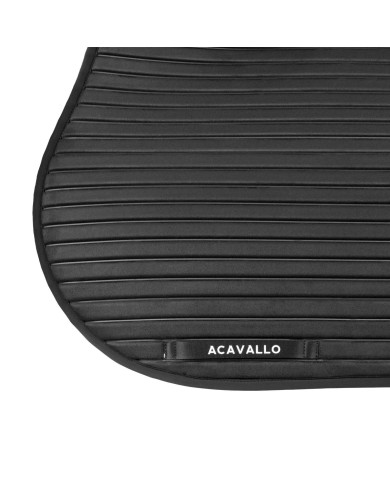 STRIPE SUEDE JUMPING SADDLE PAD