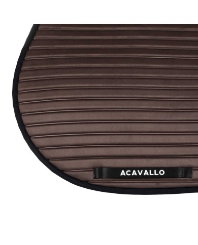 STRIPE SUEDE JUMPING SADDLE PAD