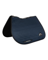 STRIPE SUEDE JUMPING SADDLE PAD