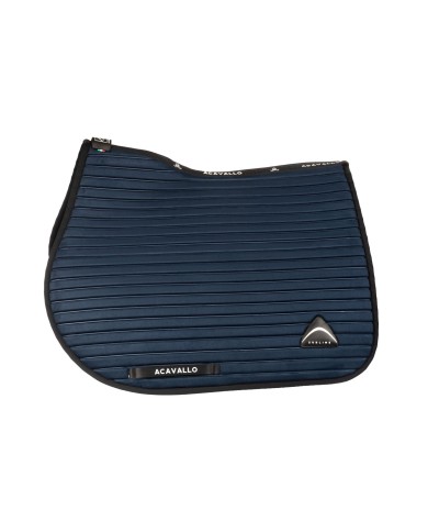 STRIPE SUEDE JUMPING SADDLE PAD