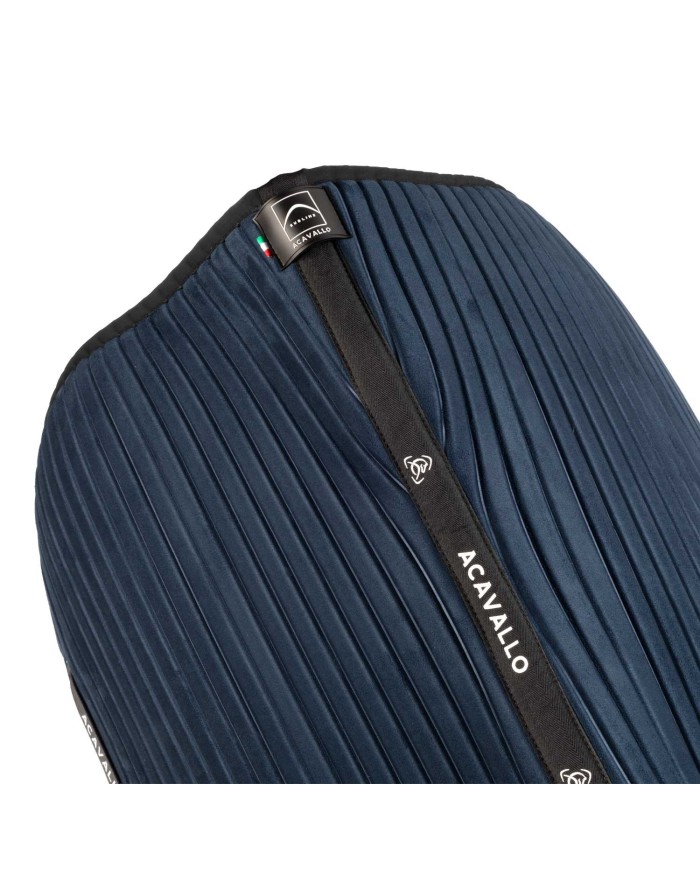 STRIPE SUEDE JUMPING SADDLE PAD