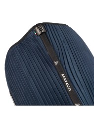 STRIPE SUEDE JUMPING SADDLE PAD