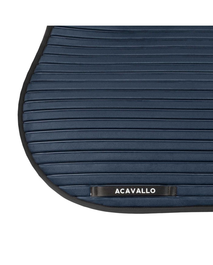 STRIPE SUEDE JUMPING SADDLE PAD