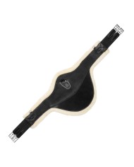 LEATHER STUDGUARD GIRTH W/REMOVABLE ECOWOOL LINING