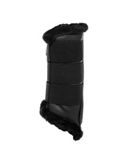 ACAVALLO HIND BRUSHING HORSE BOOTS W/SYNTHETIC FUR W/TRIPLE