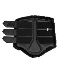 ACAVALLO HIND BRUSHING HORSE BOOTS W/SYNTHETIC FUR W/TRIPLE