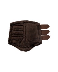 ACAVALLO HIND BRUSHING HORSE BOOTS W/SYNTHETIC FUR W/TRIPLE
