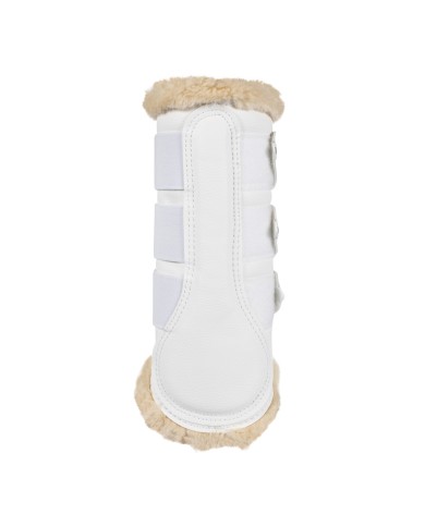 ACAVALLO HIND BRUSHING HORSE BOOTS W/SYNTHETIC FUR W/TRIPLE