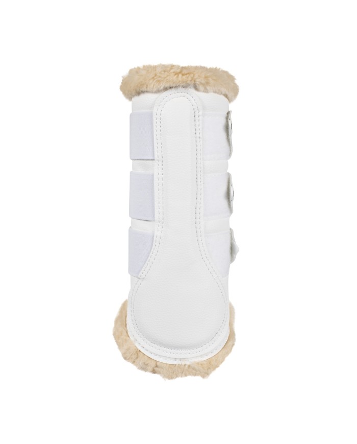 ACAVALLO HIND BRUSHING HORSE BOOTS W/SYNTHETIC FUR W/TRIPLE