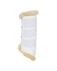 ACAVALLO HIND BRUSHING HORSE BOOTS W/SYNTHETIC FUR W/TRIPLE