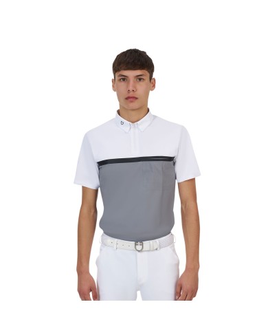 MEN S COMPETITION RIDERTECHNOLOGY POLO SHIRT SS WITH ZIP