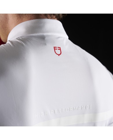 MEN S COMPETITION RIDERTECHNOLOGY POLO SHIRT SS WITH ZIP