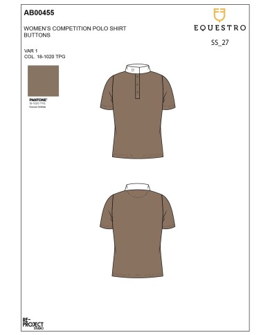 POLO DONNA BOTTONI MANICA CORTA MODELLO SALLY