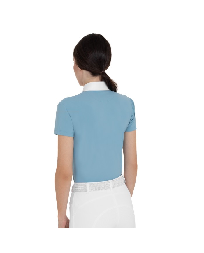 POLO DONNA BOTTONI MANICA CORTA MODELLO SALLY