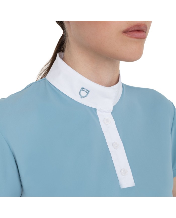 POLO DONNA BOTTONI MANICA CORTA MODELLO SALLY