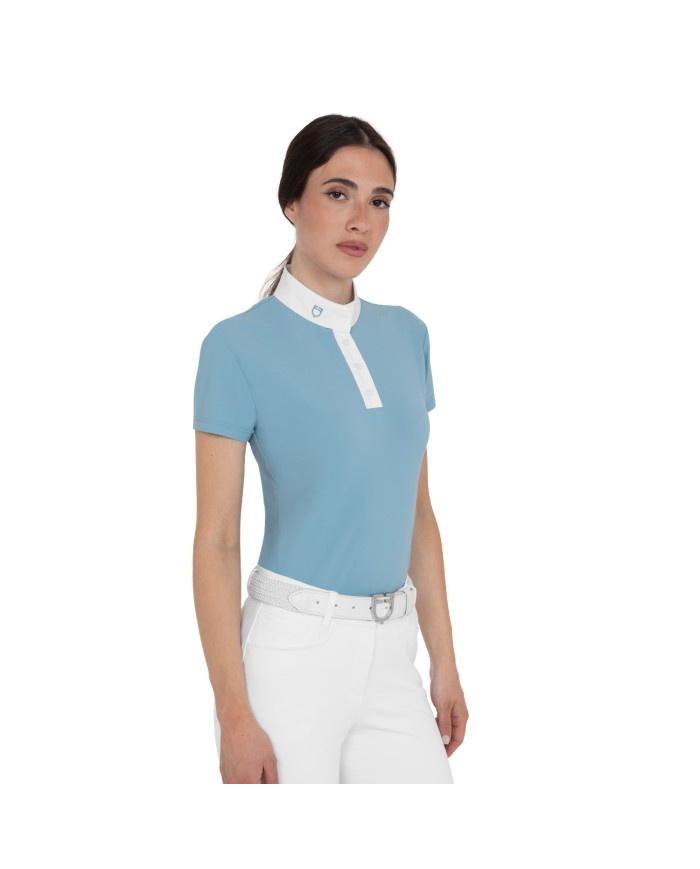 POLO DONNA BOTTONI MANICA CORTA MODELLO SALLY