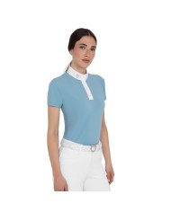 POLO DONNA BOTTONI MANICA CORTA MODELLO SALLY